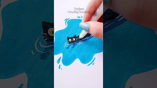 Cute art idea to fill your sketchbook art painting shorts [upl. by Zachar]