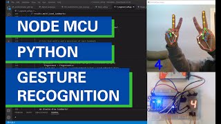 Controlling hardware via WiFi using gesture recognition  NodeMCU Python and Telemetrix [upl. by Pilloff]