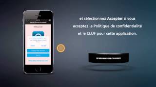 vívosmart  Configuration de votre appareil vívosmart avec un smartphone Français [upl. by Nomihs728]