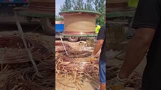 Waste copper wire recycling process [upl. by Jumbala]