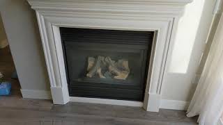 How to turn on and off a gas fireplace gas line and pilot light [upl. by Menell]