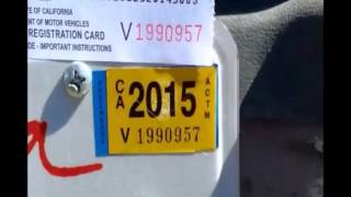 How to verify Reg and License plate sticker on a used car [upl. by Aciruam]