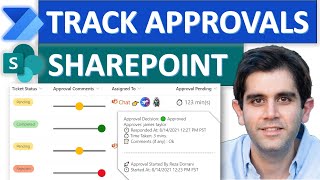 SharePoint Approval Timeline  Power Automate Approvals  Column Formatting  Approval History [upl. by Sunda]