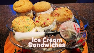 Ice Cream Sandwich Recipes  Homemade DairyFree Cookies [upl. by Wichman890]