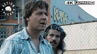 Undercover Cop Stakeout Russell Crowe  American Gangster 4k HDR [upl. by Divod]