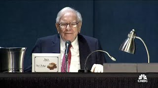 Buffett kicks off 2024 Berkshire Hathaway annual meeting after emotional tribute to Charlie Munger [upl. by Adniram]