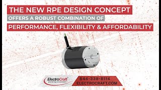 Brushless DC Motors ElectroCraft New Preview for the RPE [upl. by Berk]