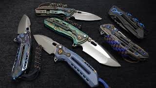 Reate T1000 V2 and T6000 custom anodized by Jeff Perkins of JD Cutlery [upl. by Reinhold779]