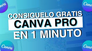 CANVA PRO GRATIS EN 1 MINUTO IOS ANDROID PC 2024 ACTUALIZADO [upl. by Ponzo]