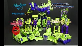 Transformers G1 Reissue DEVASTATOR Toy Review WalMart Exclusive [upl. by Euf551]