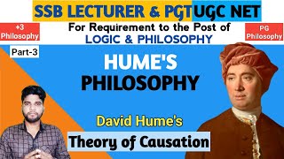 Humes Philosophy Humes Theory of Causation David Hume Philosophy SSB PGT Philosophy [upl. by Sile]