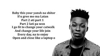 Reekado Banks Rora Lyrics Video [upl. by Atik]