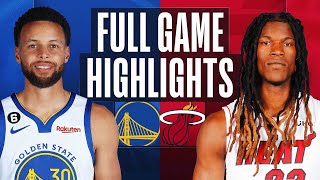 WARRIORS at HEAT  NBA FULL GAME HIGHLIGHTS  November 1 2022 [upl. by Nnahgem322]