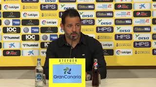 Rueda de prensa de Mere  Las Palmas 13 CF Fuenlabrada [upl. by Tu]