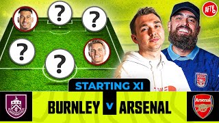 Burnley vs Arsenal  Starting XI Live  Premier League [upl. by Naman]