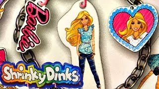 Barbie Shrinky Dinks Bracelet How To Create Your Own Barbie Girl Charms DCTC Tutorial [upl. by Jacquie]