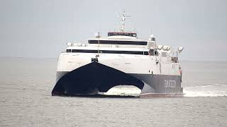 Manannan approaching her berth 18072024 [upl. by Wheaton]