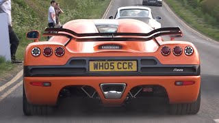 Hypercars and Supercars Leaving a Car Show Supercar Fest 2024  Sywell Aerodrome [upl. by Rog878]