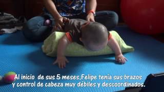 Terapia fisica bebe 5 meses con sindrome de Down [upl. by Selig]