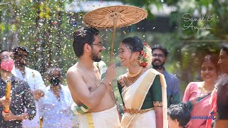 Wedding highlight  Brahmin wedding  Sanal amp Anjana  Stories by Chayamughi [upl. by Helli]