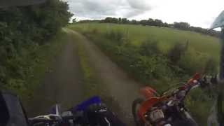 enduro sherco 300 sefr ktm 250 excf 250 wrf gopro hero 3 black edition [upl. by Ayot517]