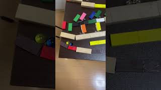 【磁石】本日のピタゴラスイッチ marblerun dominos rubegoldberg woodentoys ピタゴラスイッチ tiktok asmr marblerace [upl. by Inirt228]