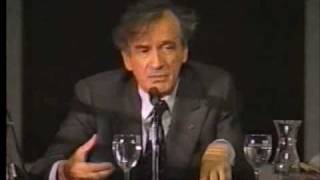 Elie Wiesel talks about fighting indifference [upl. by Einafit305]