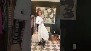 These laceup ankle boots are a closet staple video by jennybolinfashionfirst arromic shorts [upl. by Dulcie577]