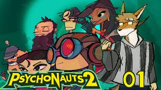 Psychonauts 2 Part 1 The 2nd Mission [upl. by Tnomel175]