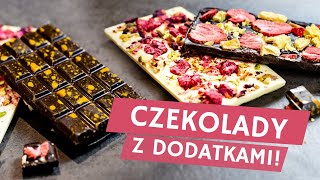 CZEKOLADY Z DODATKAMI ❤️🍫‼️ Jak szybko zrobić CZEKOLADĘ IDEALNĄ NA PREZENT 🤩 [upl. by Imtiaz545]