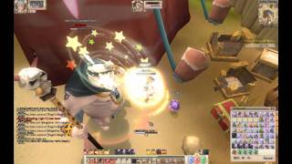 Grand Fantasia Lvl 35 Paladin Vs HolyFire Guardian Priest [upl. by Zitella]