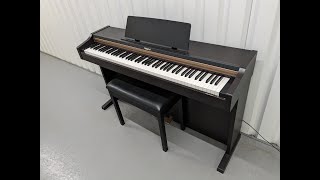 Roland HP101e Digital Piano in rosewood weighted keys 3 pedals stock  24264 [upl. by Amrita]