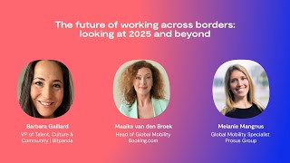 The future of working across borders looking at 2025 and beyond Amsterdam edition [upl. by Ameluz596]