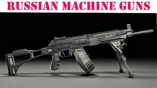 Russian Machine Guns PKM NSV Utes RPK 74M Kord PKP Pecheneg RPK 16 [upl. by Giglio]