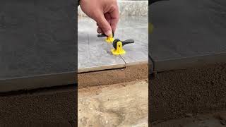 Hollow floor tile balance correcting process with the rotary knob corrector [upl. by Broderick985]