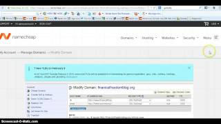 URL Forwarding  How to redirect a URL in Namecheap [upl. by Eudocia226]