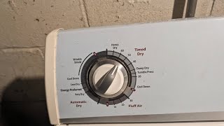 Whirlpool dryer no heat temperature selector switch bypass and timer testing [upl. by Trevorr848]