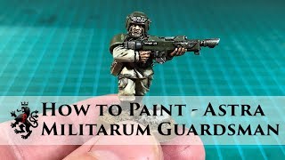 How to Paint  Cadian  Astra Militarum  Imperial Guard [upl. by Rosemaria373]