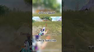 Solo Vs Squad 💪 kepsgaming bgmi pubg pubgmobile gaming shorts shortvideo viralvideo reels [upl. by Eniar]