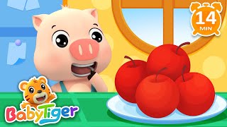 Food Songs  More Nursery Rhymes amp Kids Songs  Baby Tiger [upl. by Primaveria]