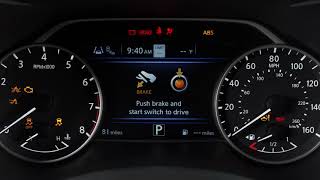 2022 Nissan Maxima  Warning and Indicator Lights [upl. by Hanauq]