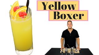 Yellow Boxer alkoholfreier Cocktail mit Tonic Water Alkoholfreier Cocktail selber machen [upl. by Zitvaa]