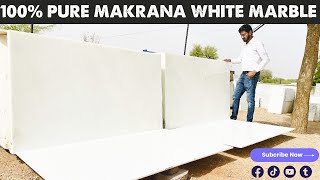 Makrana Pure White MarbleSuper White Marble 100 Pure White Marble 9116113111 [upl. by Akimrej]