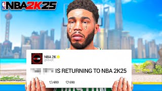 NBA 2K25 SAD NEWS… [upl. by Shulman667]