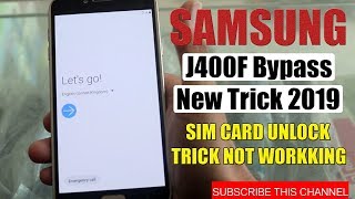 Samsung Galaxy J4 J400F90 Pie Google Account Bypass New Trick [upl. by Pasquale]