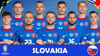 🇸🇰 SLOVAKIA SQUAD LIST for UEFA EURO 2024 ft Skriniar Lobotka Hancko Suslov  FAN Football [upl. by Map]