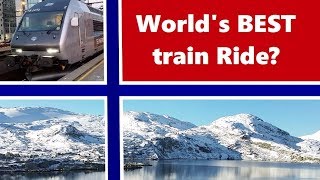 WORLDS BEST TRAIN RIDE Bergen to Oslo Norway trip report [upl. by Aciretahs]