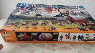 Italeri Farmhouse Battle set N°6179 American Civil War 1864 172 scale  Happy Scale Modeling [upl. by Bathesda]