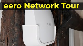 eero Pro 6 Home Network Tour and Review [upl. by Nnayr311]