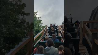 Rutschebanen At Tivoli Gardens  rollercoaster amusementpark coaster denmark copenhagen tivoli [upl. by Stanislaus324]